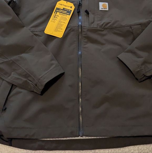 Carhartt Storm Defender Relaxed Fit Jacket in Tarmac. Size Medium. NWT - Picture 4 of 16